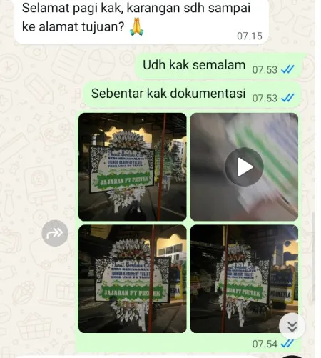 Pengiriman Papan Bunga Selamat Sekartejo Pituruh