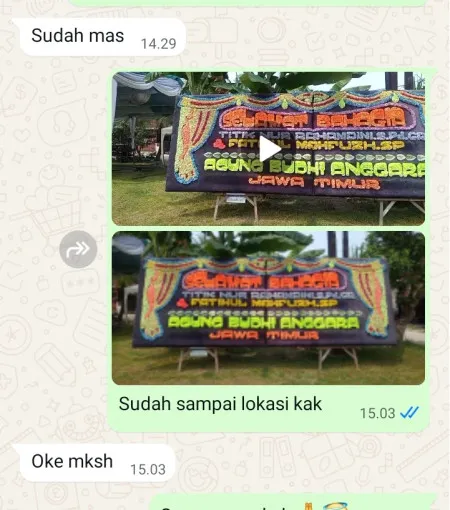 Pengiriman Papan Bunga Sekartejo Pituruh